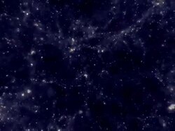 Animation traveling through space Stock Footage