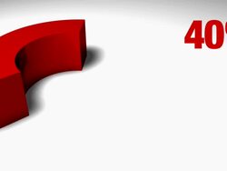 percentage growth animation Stock Footage