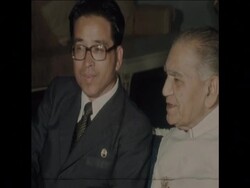 SYND 1 8 75 NORTH KOREAN DELEGATION WITH GANDHI Instructional Video