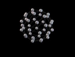Molecule loop Stock Footage