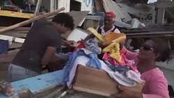 CLEAN : Pedernales survivors try to salvage belongings, keep up moral News Clip