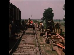 SYND 24-10-72 BRIDGE RE OPENS FOLLOWING WAR DAMAGE News Clip