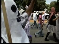 Teachers march to mark first anniversary of protests News Clip