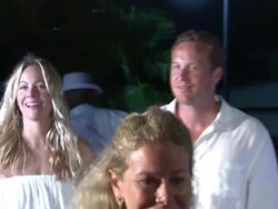 Cynthia Daniel and Cole Houser Stock Footage