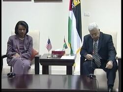 US Secretary of State arrives in Ramallah for talks with Abbas News Clip