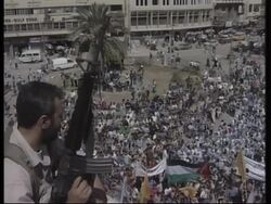 Thousands express support for Arafat, Qureia comments News Clip