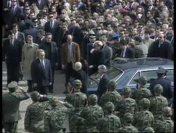 Greece - Mercouri Funeral News Clip