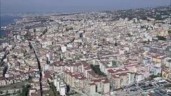 Herculaneum  - Aerial View - Campania, Naples, Ercolano, Italy Stock Footage
