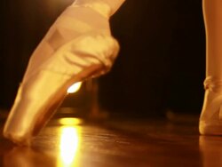 ballet dancer warmup xcu Stock Footage