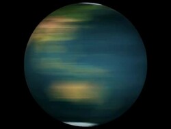 Earth - planet with blur motion Stock Footage