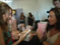 My Scene Fab Faces Dolls Celebrity Retreat Produced by Backstage Creations at the 2006 Teen Choice Awards Stock Footage