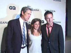 Peter Hunsinger, Nina Flood, David Arquette at the Nautica Celebrates World Oceans Day at West Hollywood CA. (Footage by WireImage Video/GettyImages) Stock Footage