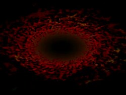 PULSAR WIND NEBULA CLOUDS &amp; SPHERE IN&gt;OUT (seamless loopable) Stock Footage