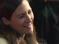 Sophie Bathes at 'Madame Bovary' Red Carpet Stock Footage