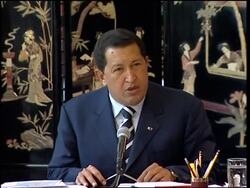 Chavez condemns Israeli strikes in Lebanon as similar to acts by Hitler News Clip