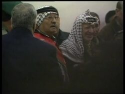 Arafat condemns Israeli incursion, supporters Instructional Video