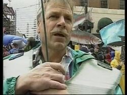 USA:  50-THOUSAND ACTIVISTS EXPECTED AT W-T-O MEETING News Clip