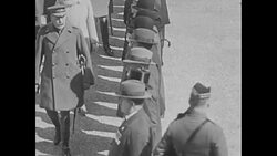 King George V Inspects the First Battalion of Royal Scots on its 300th anniversary in 1933 News Clip