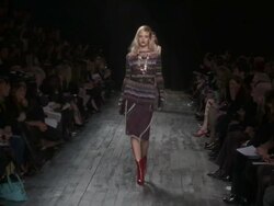 Nina Ricci Paris Fashion Week A/W 2012 Stock Footage