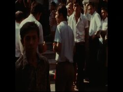 SYND 20-8-70 PEOPLE BEING INOCULATED AGAINST CHOLERA News Clip