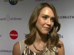 INTERVIEW: Jessica Alba on the best thing about being a mom Stock Footage