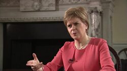 Interview with Nicola Sturgeon, Part 2/9 News Clip