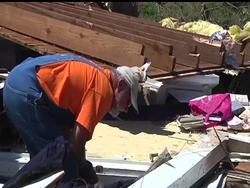 Victoria Mattox ran into a closet in her Barnesville, Georgia home as a vicious tornado approached. As she hid, the twister ripped the home apart, but she was uninjured. News Clip