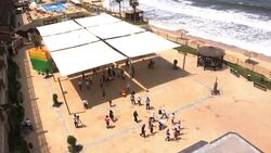 Gaza City Red Crescent Children Summer Camp News Clip