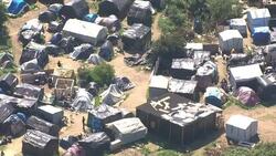 Views of "The Jungle" migrant camp near Calais News Clip