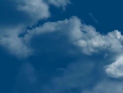 INFINITE CLOUDS, BLUE SKY. - series_hyperclouds_G12 (loopable) Stock Footage