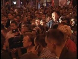 SERBIA: ANTI MILOSEVIC PROTESTORS CLASH WITH POLICE News Clip