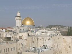 MS ZO Western wall in jerusalem / Jerusalem, Central province, Israel Stock Footage