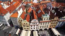View of Prague Stock Footage