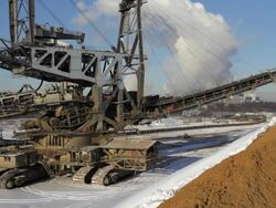 Open cast mining Stock Footage