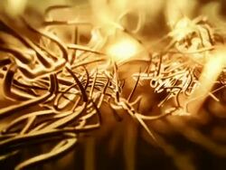 Dark Organic Particles (Orange) - Background Loop Stock Footage