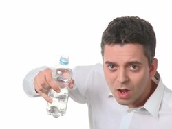 Drinking Water Stock Footage