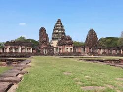 Phimai Castle Stock Footage