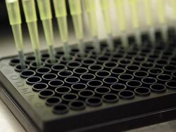 Cancer research lab Stock Footage