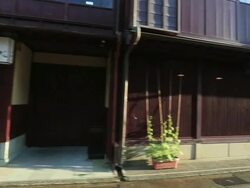 MS POV Higashi chaya-gai,Groups of Traditional Buildings / Kanazawa, Ishikawa, Japan Stock Footage