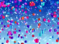 Holiday, Birthday, Christmas falling gifts background - loopable, PAL Stock Footage
