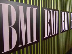 ATMOSPHERE: Signage at the 59th Annual BMI Country Awards at Nashville TN.  Stock Footage