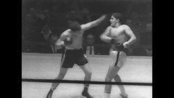 Golden Glove Boxing Match Stock Footage