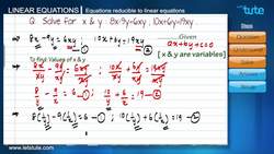 Solving Pair of Linear Equations by Elimination Method Instructional Video