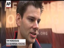 Wednesday marked 100 days until the start of the London Olympics, and a little touch of England came to New York City to kick off the countdown to the games. News Clip