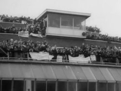 The Beatles return to London Stock Footage
