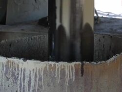 Farmers Hire Drilling Crew To Search For Water To Irrigate Crops Stock Footage