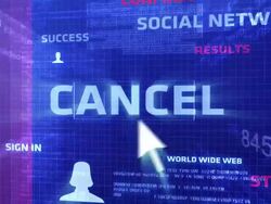 Cancel Button Stock Footage