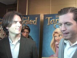 INTERVIEW Byron Howard, Nathan Greno on the film, Mandy Moore, Maximus and more at the Tangled UK Premiere at London England. (Footage by WireImage Video/GettyImages) Stock Footage