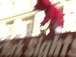 Clifford the Big Red Dog and children at 2012 World Read Aloud Day Celebration on 3/7/2012 in New York, NY, United States Stock Footage