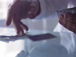 Dealing cards    GA Stock Footage